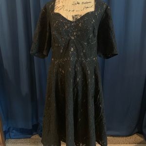 Black lace dress eshakti